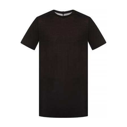 Rick Owens T-shirt with decorative topstitching Sort, Herre