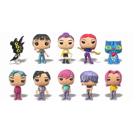 Kpop Demon Hunters Rumi Mira Zoey Tiger Figur, Anime Skrivebordsdekorasjon Figur, Samleobjekt Karaktermodell, Gaveleke for Barn Fans