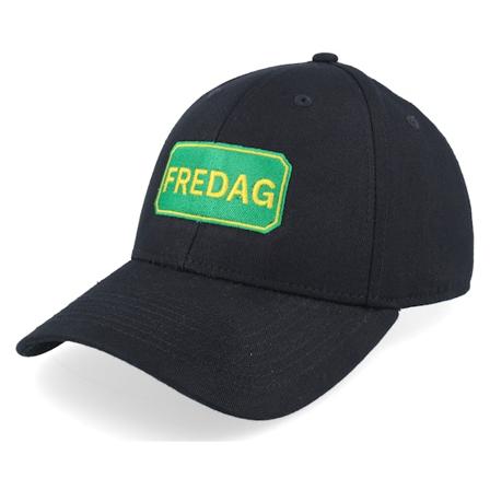 Iconic - Musta adjustable Lippis - Fredag Sign Black Adjustable @ Hatstore