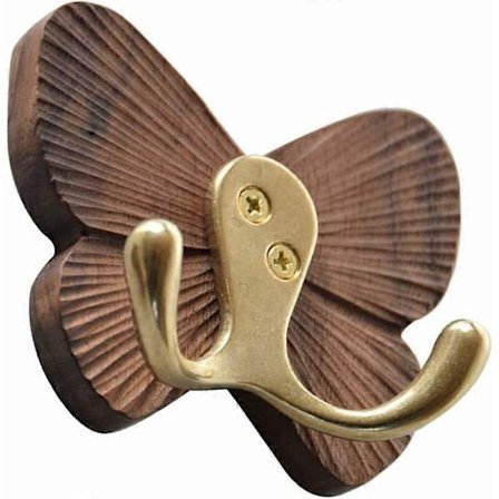 Kodin koukut ja naulakot Kestävä puinen koukku Naulakko Luova puinen seinänaulakko PPP