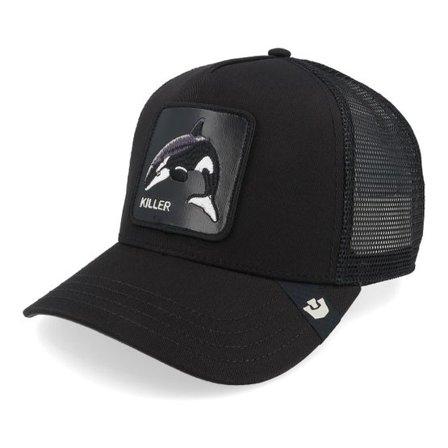 Goorin - Svart trucker Keps - Killer Void Black A-Frame Trucker @ Hatstore