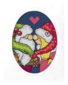 Broderikit Kort Nisser - Orchidea