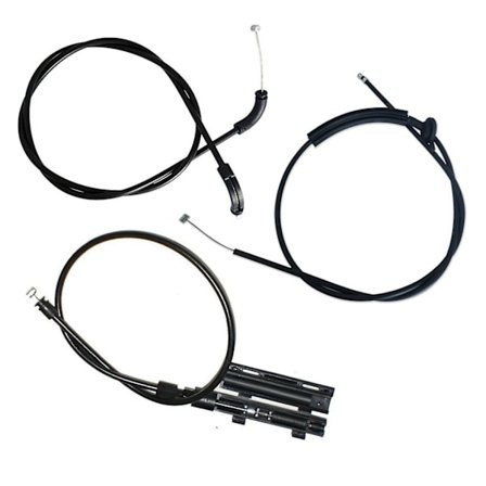 3 stk. Motorhjelm Udløserkabel Bowden Kabel Kit til E65 E66 7Er 51237197474