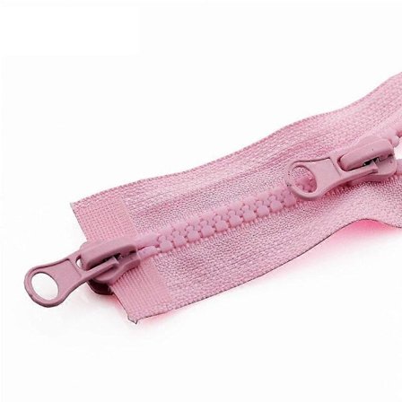 1 stk. beklædningsgenstand tilbehør dobbelt skyder lang lynlås åben kraftig jakke resin lynlås nr. 5