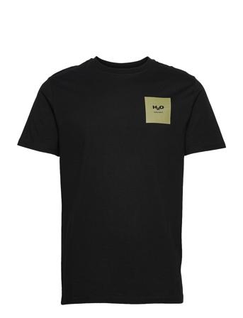 Lyø Organic Tee T-shirts Short-sleeved Svart H2O*Betinget Tilbud