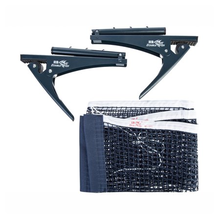 Double Fish Table Tennis Net w/ Clips