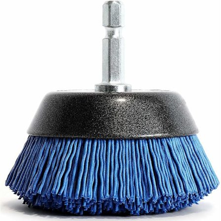 Slipeskive Rengjøring Skrutrekker Drill 75 mm I FINE Nylontråd for Tre a