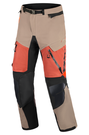 Motorbroek Alpinestars Halo PRO Drystar XF Gelamineerd Walnoot/Roest zwart 4XL