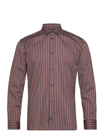 Lyx Norman Shirt Skjorte Business Brun Bruuns Bazaar*Betinget Tilbud