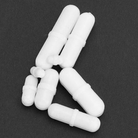 8 stk. PTFE Magnetisk Rører Mikser Rørestav B Type Stang Perle Lab Spin Sylinder