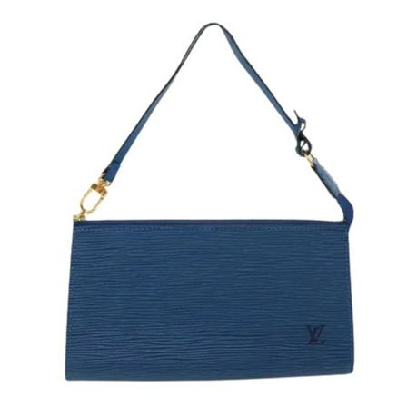 Louis Vuitton Vintage, Pre-owned Leather louis-vuitton-bags Blauw, Dames, Maat:ONE Size