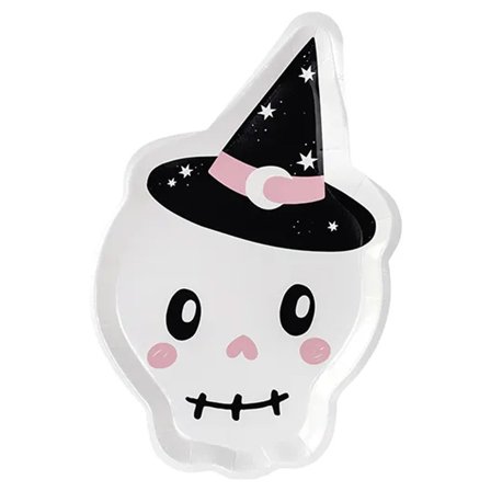 Boo Skull Paptallerkener 6-pak