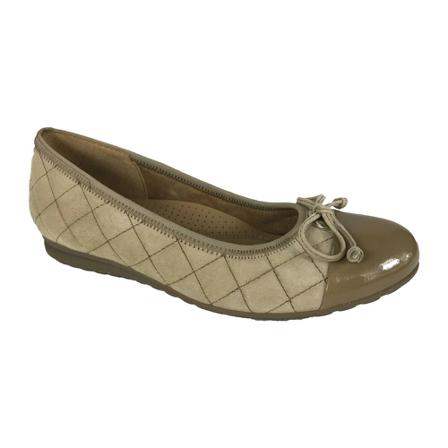 Gabor Ballerina , Beige , Dames , Maat: 39 EU
