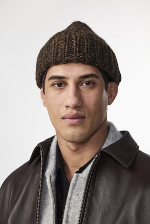 NN07 Chunky Beanie 60008 Beanie male Brown Wool