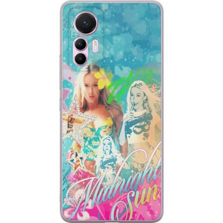 Kompatibel Mobilcover til Xiaomi 12 Lite Eventyrverden med Steve, Creeper og dyr i farverig blokgrafik