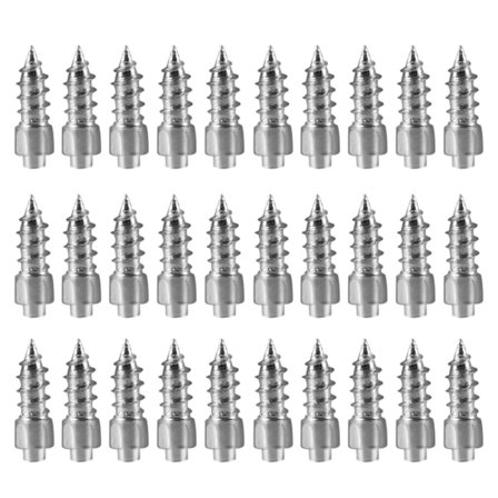 Piggskruer for snødekk, antiskli-pigger, vinterbil, motorsykkel, sykkeldekk, skosåle, ispigger, klosser 12 mm