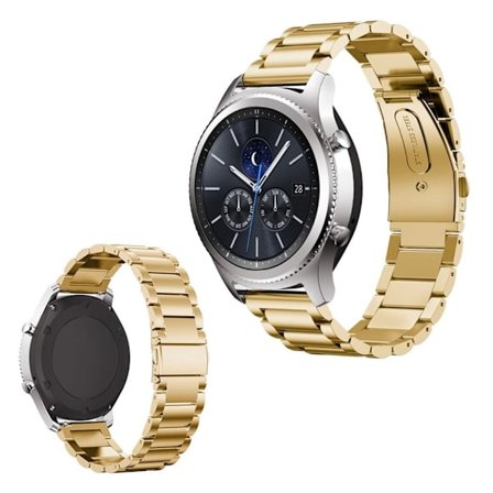 Garmin Vivomove / Luxe / Style / 3 / Venu ruostumattomasta teräksestä valmistettu ranneke - Kulta