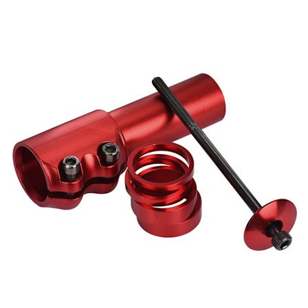 Cykelgaffelstammeforlænger Styr Forhøjer Stang RØD 12CM 12CM