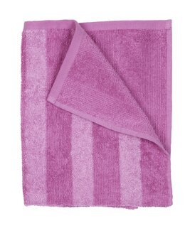 Frottéhåndkle stripete Cerise