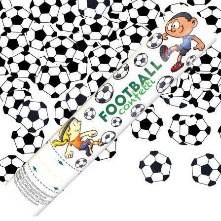 Konfettikanon Fotbollar 25 cm