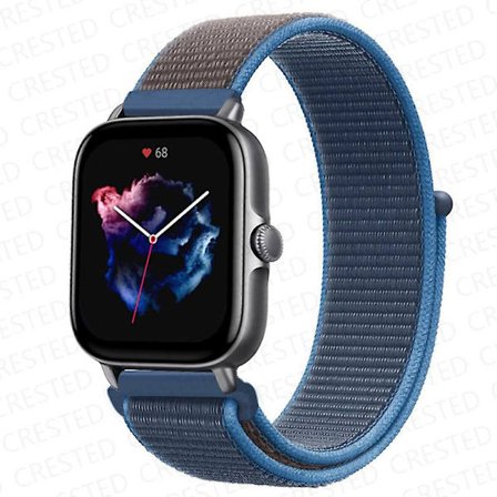 20 mm 22 mm watch för Amazfit Gts/2/2e/4/3/mini Gtr 4/2/3/ pro 47 mm Stratos 3 nylon Pulseira Correa Amazfit bipsband