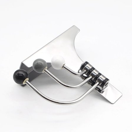 Svingbare knager til frakker, hatte, tørklæder, håndklæder, badekåber, 3 svingbare kroge til 4,5 tyk dør