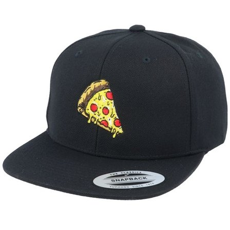Iconic - Svart snapback Keps - Pizza Slice Of Heaven Black Snapback @ Hatstore