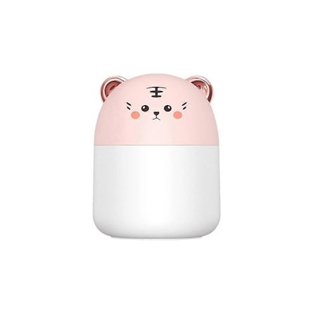 250 ml:n mini söpö lemmikki-ilmanpuhdistuskostutin, kytketään pistorasiaan käytettäväksi, ilmakostutin tunnelmavalolla L