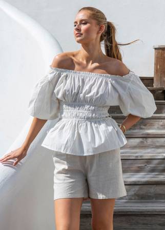 MISSMAYA - Zoey Blouse Sugar White - XS