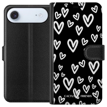 Kompatibelt Plånboksfodral till Apple Apple iPhone 17 Air Cactus and Friends - Handdrawn Love Chaos