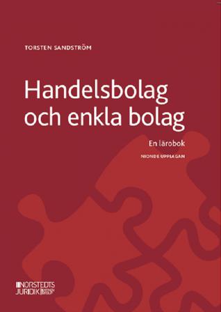 Handelsbolag och enkla bolag : En lärobok - Bok av Torsten Sandström - Häfte
