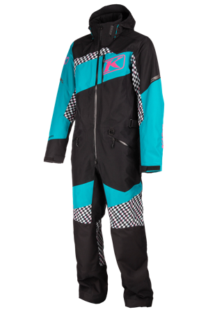Anzug Klim Ripsa Schwarz/Arktisches Blaugrün L