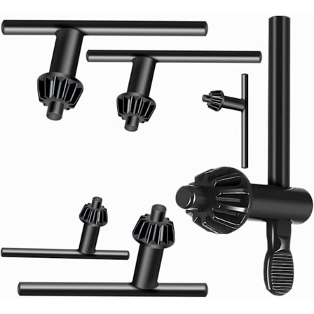 6 kappaletta yleiskäyttöisiä poraistukan avaimia, poraistukan avaimet 4 mm 6 mm 10 mm 13 mm 16 mm 20 mm