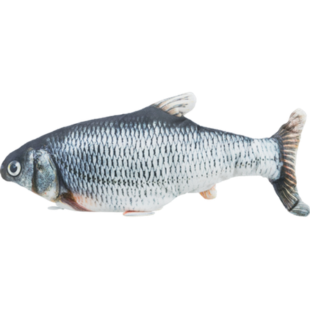 Trixie - Catnip Wriggle Fish grå 30 cm - Katt - Katteleker & viftepinner - Kattemynte & catnipleker - ZOO.no