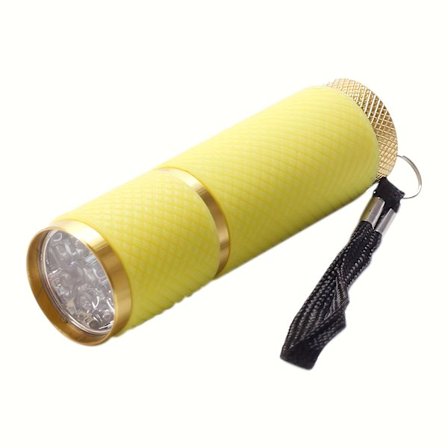 1kpl Mini LED-taskulamppu kaulanauhalla, toimii paristoilla