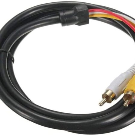 HDMI til RCA TV-kabel 1080P video- og lydkonverter