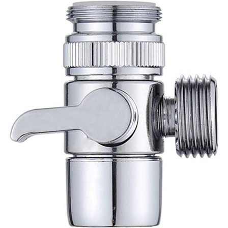 Diskho ventil, omledningsventil, splitter för kök eller badrum, kranadapter, 3-vägs kranomledningsventil, fördelare