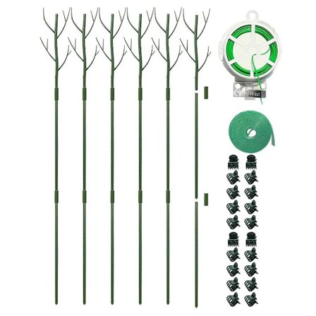 Monstera Plant Support Clips Slips Set, Plant Support Stakes Moss Pole för inomhusväxter, Plant Stakes för Klätterväxt