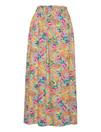 Yasaliro Hw Ankle Skirt S. Langt Skjørt Multi/mønstret YAS