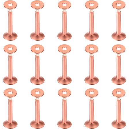 50 stk 10×3,3×19mm kobbernagler og senk for belter, lommebøker, halskjeder, lærprodukter, DIY-håndverk