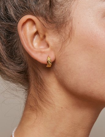 Enamel Copenhagen Nela Hoops - Gold - ONE SIZE