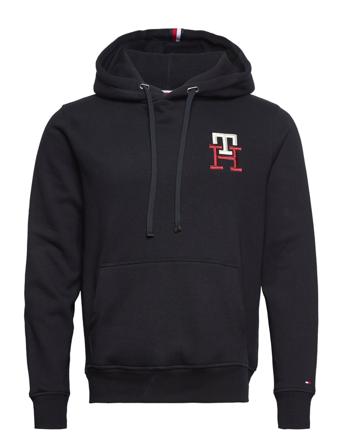 Essential Monogram Hoody Huppari Musta Tommy Hilfiger