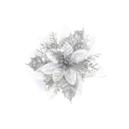 16 St Julstjärna Blomma Artificiell Pointsettas Juldekor