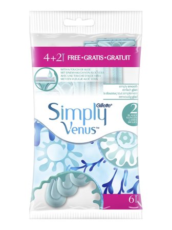 Div. Drogerieartikel Gillette Simply Venus 2 Einwegrasierer
