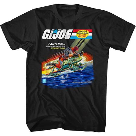 Zartan med kameleonträsk skidåkare GI Joe T-shirt XXXL