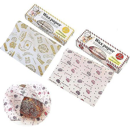 Vaxdukpapper för Mat 2 Stilar 100 St
