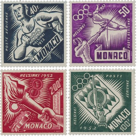 Monaco YT A51-54 - Ubrugt