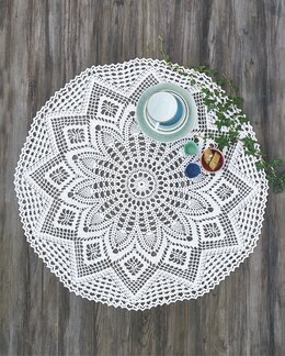 Hækleopskrift Dug - DMC