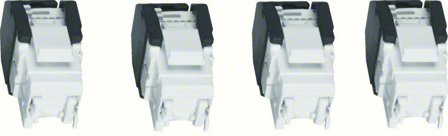 Hager TN003 Rasialiitinpakkaus 4 x RJ45, liitin, Tietokoneet & internet