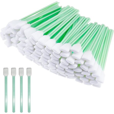 Rengjøringspinner i skum, støvfrie rengjøringspinner i skum, rengjøringspinner i skum, svamppinner egnet for blekkskrivere, skrivehoder, kameraer, Op